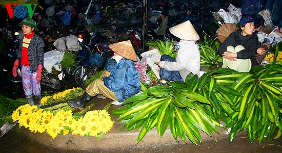Le marché de fleurs de Quang An à l’approche du Tet - ảnh 3